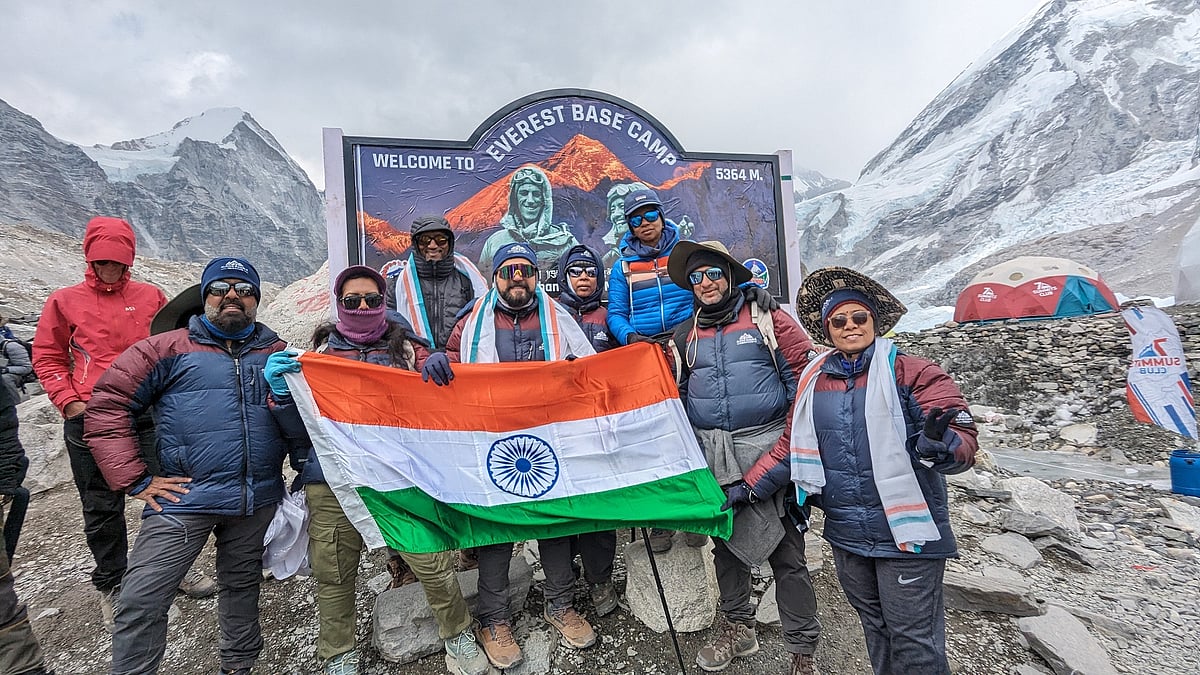 The weather was clear, and we could witness a pristine view of Mt. Everest